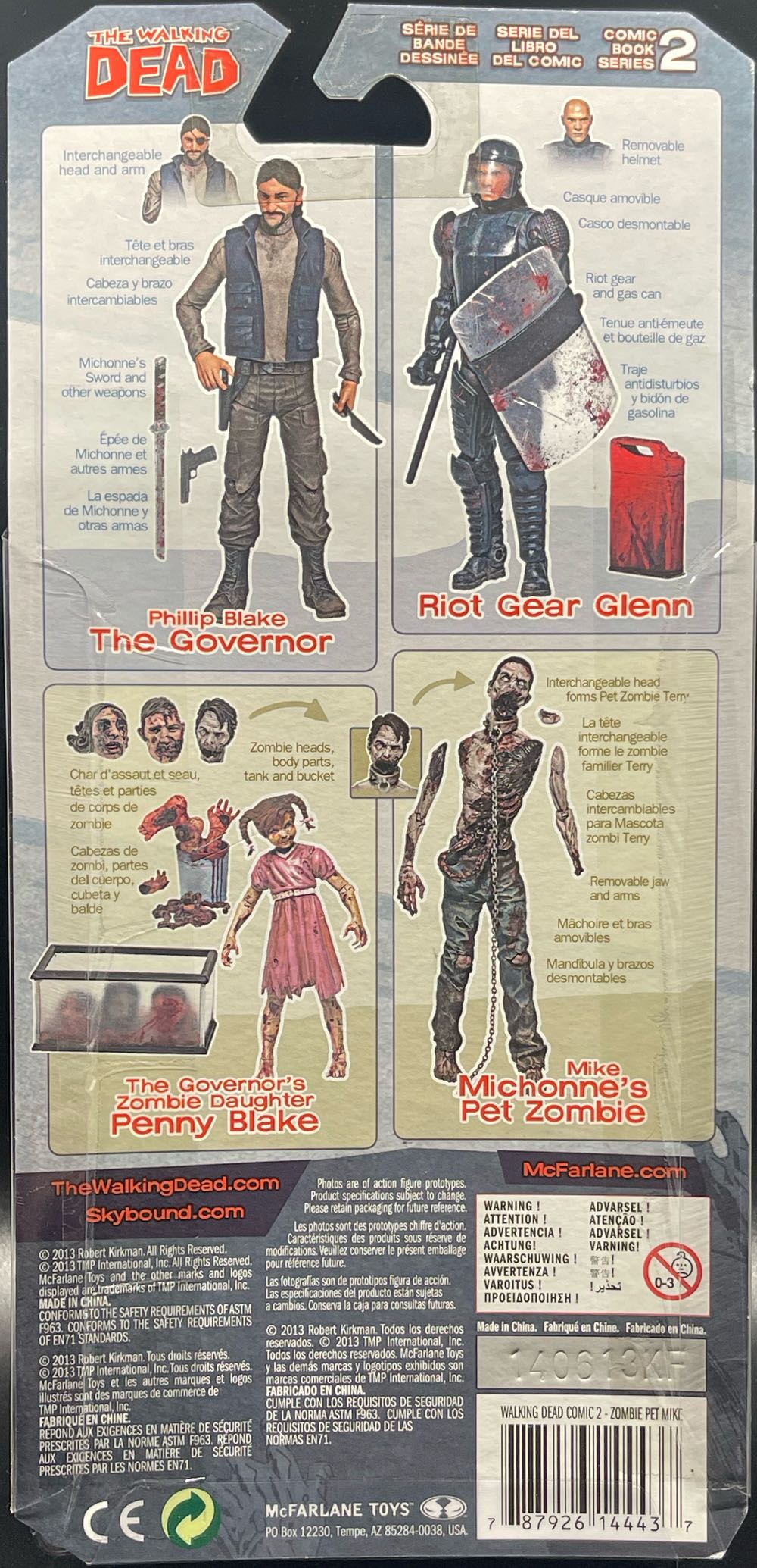 Michonne’s Pet Zombie: Mike - McFarlane Toys (The Walking Dead) action figure collectible [Barcode 787926144437] - Main Image 2