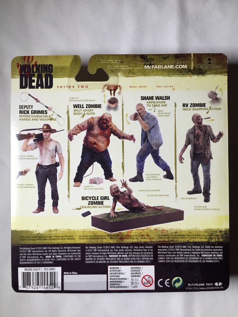 The Walking Dead T.V. Series 2 Deputy Rick Grimes - McFarlane Toys (The Walking Dead) action figure collectible [Barcode 787926144529] - Main Image 2