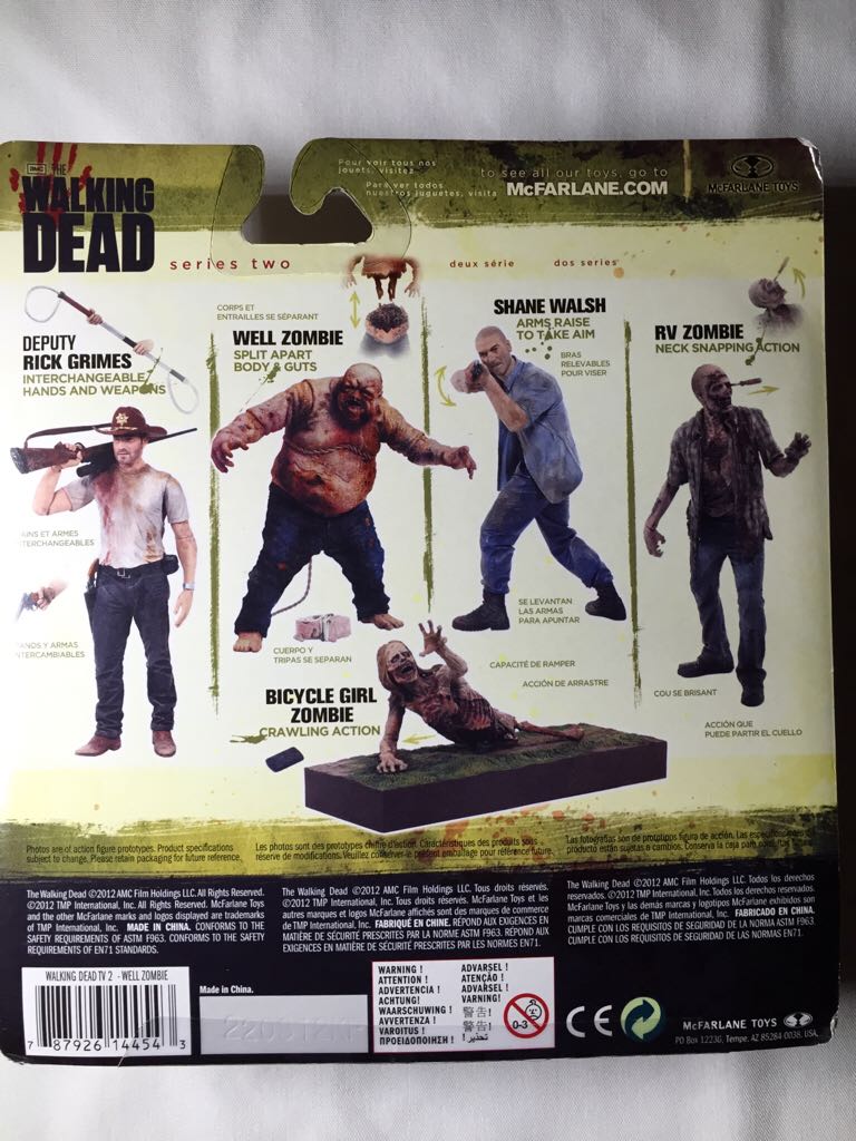 Well Zombie, The Walking Dead Series 2 - McFarlane Toys (The Walking Dead) action figure collectible [Barcode 787926144543] - Main Image 2