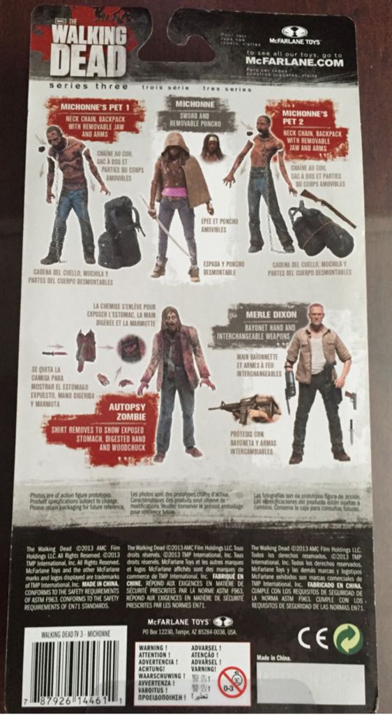 Michonne, The Walking Dead Series 3 - McFarlane Toys (The Walking Dead) action figure collectible [Barcode 787926144611] - Main Image 2