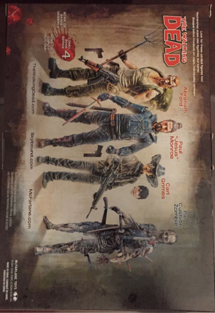 Carl And Abraham Bloody B&W - McFarlane Toys (The Walking Dead) action figure collectible [Barcode 787926144840] - Main Image 2