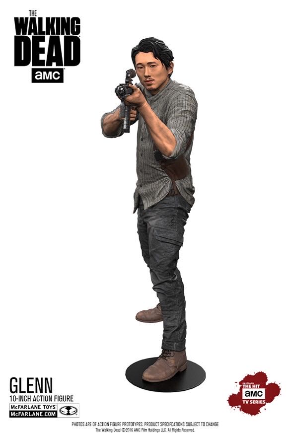 The Walking Dead AMC: Glenn 10 Inch Deluxe, - McFarlane Toys (post-apocalyptic survival horror movie theme) action figure collectible [Barcode 787926144864] - Main Image 3