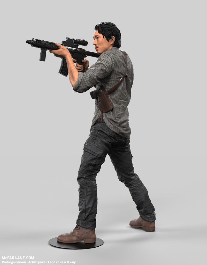 The Walking Dead AMC: Glenn 10 Inch Deluxe, - McFarlane Toys (post-apocalyptic survival horror movie theme) action figure collectible [Barcode 787926144864] - Main Image 4