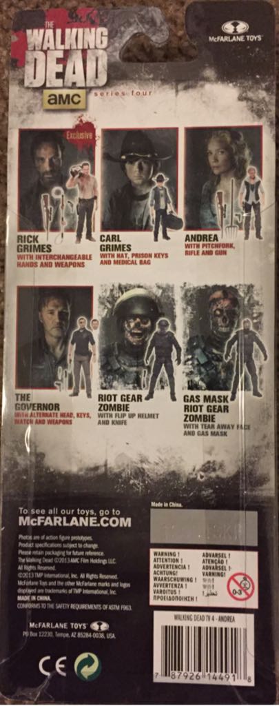 The Walking Dead AMC: Andrea Figure Series 4 - McFarlane Toys (The Walking Dead) action figure collectible [Barcode 787926144918] - Main Image 2