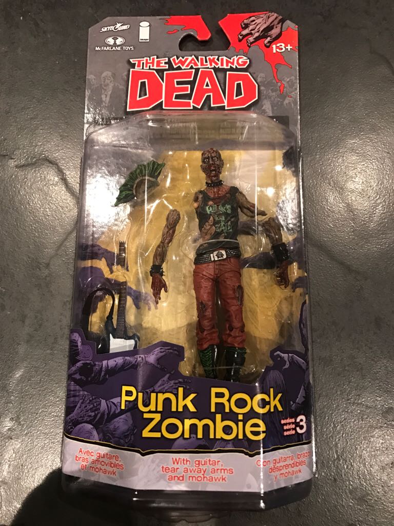 Punk Rock Zombie Comic - McFarlane Toys (Comic Book Series 3) action figure collectible [Barcode 787926145137] - Main Image 1