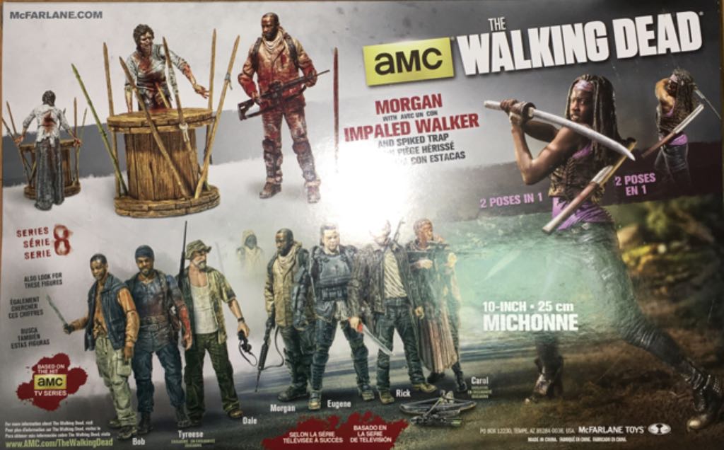 The Walking Dead AMC: Morgan With Impaled Walker Deluxe Box Set Mcfarlane Toys Series 8 - McFarlane Toys (post-apocalyptic survival horror movie theme) action figure collectible [Barcode 787926145151] - Main Image 2