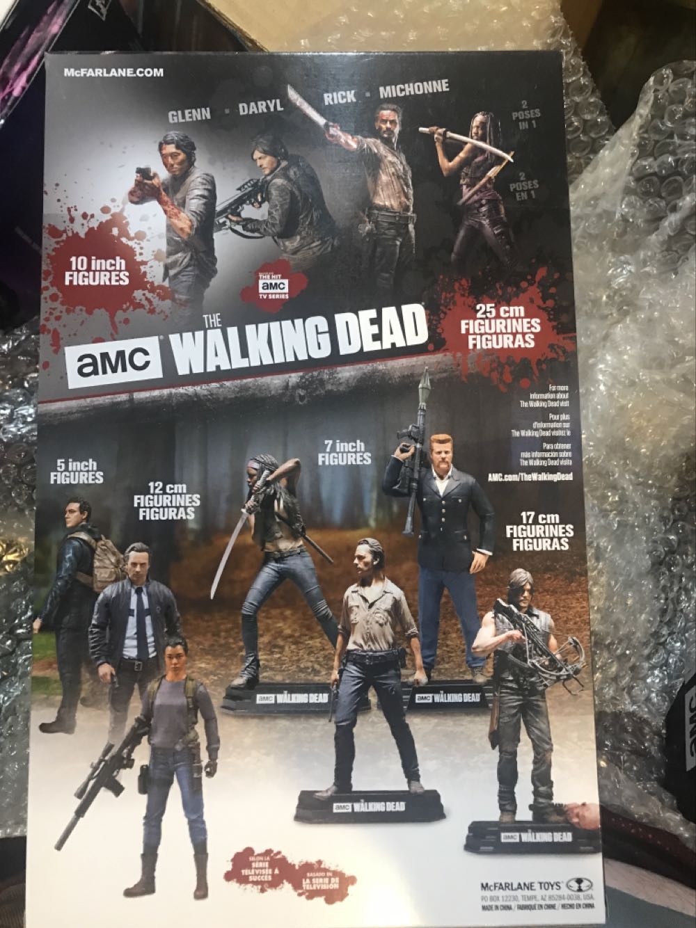 The Walking Dead: Negan & Glenn Deluxe Boxed Set - McFarlane Toys (TV Series 10in Figures) action figure collectible [Barcode 787926145182] - Main Image 2