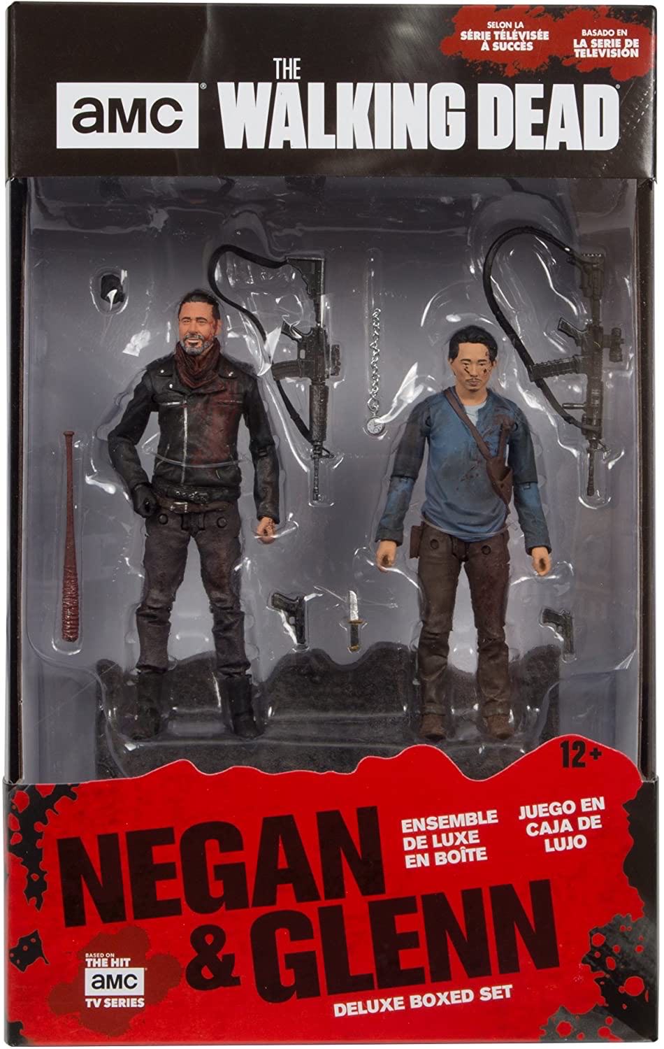 The Walking Dead: Negan & Glenn Deluxe Boxed Set - McFarlane Toys (TV Series 10in Figures) action figure collectible [Barcode 787926145182] - Main Image 3
