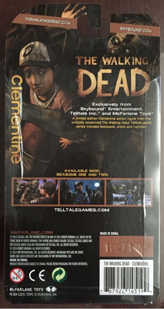 Walking Dead Skybound Exclusive: Clementine Bloody - McFarlane Toys (The Walking Dead) action figure collectible [Barcode 787926145199] - Main Image 2