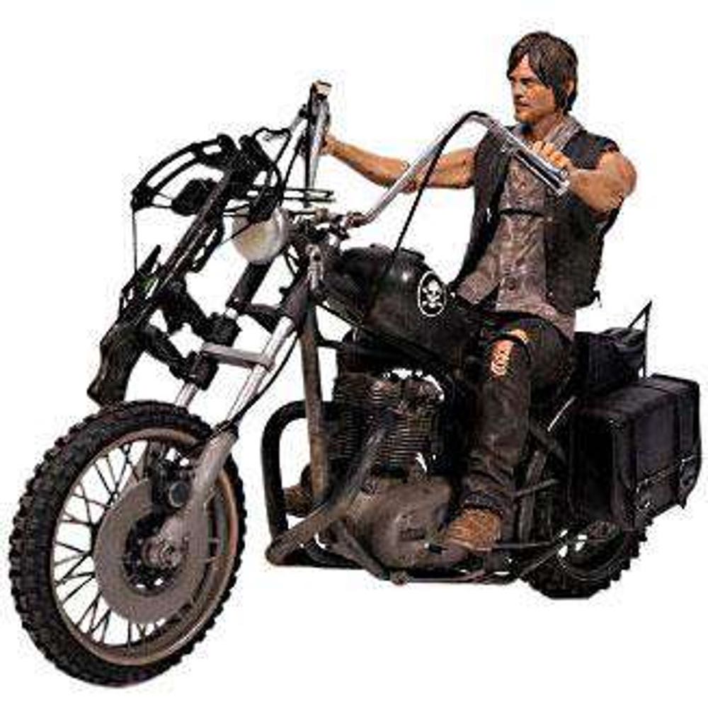 The Walking Dead: Daryl Dixon With Chopper - McFarlane Toys (TV Series 5) action figure collectible [Barcode 787926145397] - Main Image 3