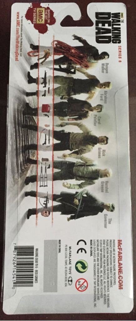 Rick Grimes, The Walking Dead Series 6 - McFarlane Toys (The Walking Dead) action figure collectible [Barcode 787926145410] - Main Image 2