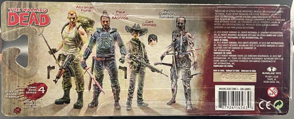The Walking Dead: Carl Grimes - McFarlane Toys (Comic Book Series 4) action figure collectible [Barcode 787926145830] - Main Image 2