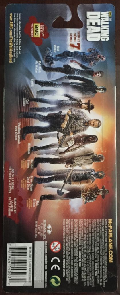 Cell Block Flu Walker, The Walking Dead Series 7 - McFarlane Toys (The Walking Dead) action figure collectible [Barcode 787926145939] - Main Image 2