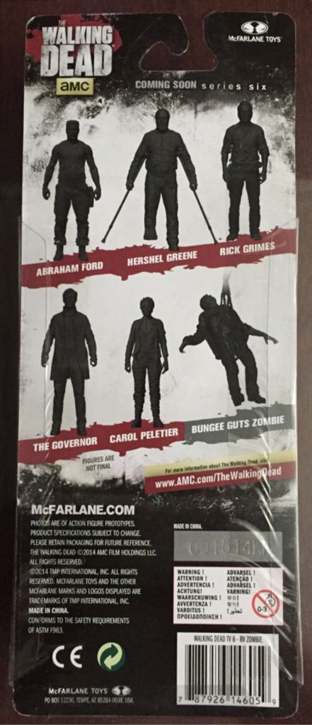 Walking Dead RV Zombie - McFarlane Toys (TV Series 6) action figure collectible [Barcode 787926146059] - Main Image 2