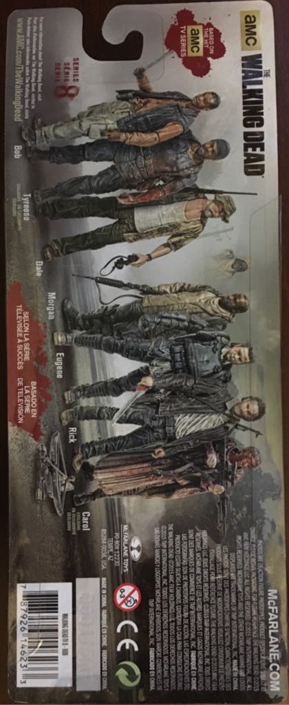 The Walking Dead AMC: Bob figure, The Walking Dead Series 8 - McFarlane Toys (post-apocalyptic survival horror movie theme) action figure collectible [Barcode 787926146233] - Main Image 2