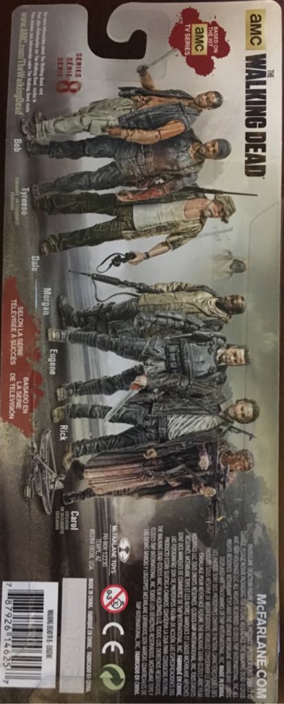 The Walking Dead AMC: Eugene Porter in Riot Gear Series 8 - McFarlane Toys (post-apocalyptic survival horror movie theme) action figure collectible [Barcode 787926146257] - Main Image 2