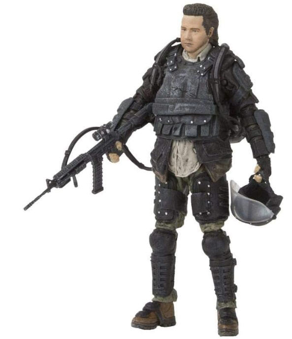 The Walking Dead AMC: Eugene Porter in Riot Gear Series 8 - McFarlane Toys (post-apocalyptic survival horror movie theme) action figure collectible [Barcode 787926146257] - Main Image 3