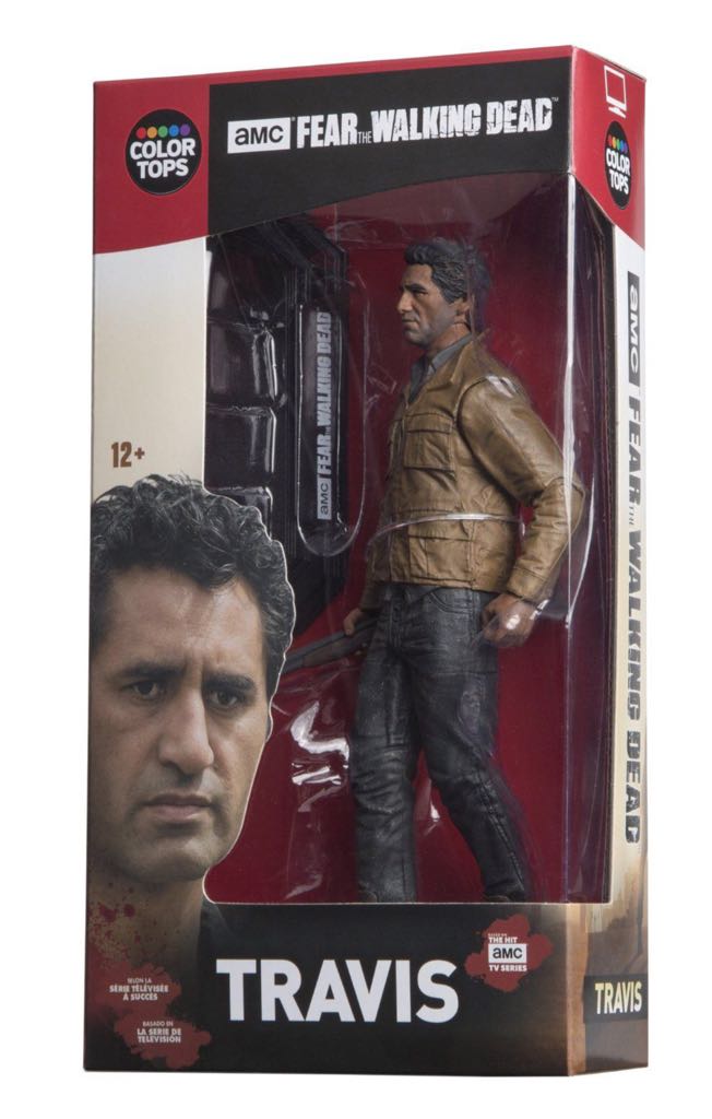TWD: Fear The Walking Dead AMC: Travis 7” Figure Color Tops Red Wave #3 - McFarlane Toys (post-apocalyptic survival horror movie theme) action figure collectible [Barcode 787926146738] - Main Image 2