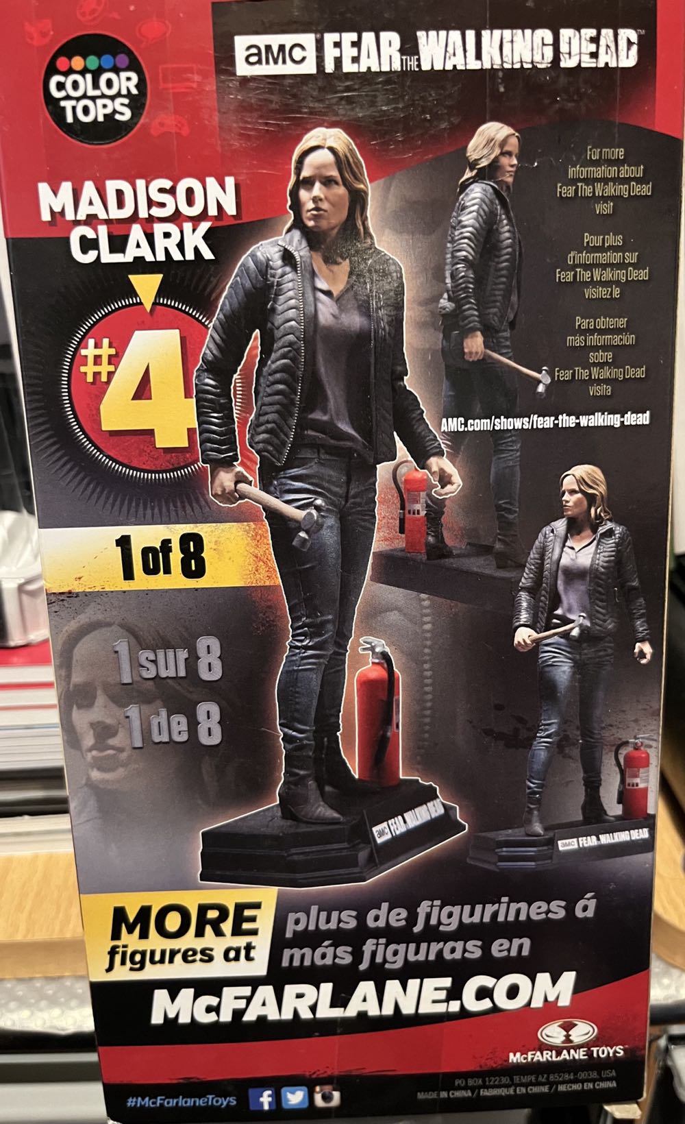Madison Fear The Walking Dead Color - McFarlane/Color Tops (Fear The Walking Dead) action figure collectible [Barcode 787926146745] - Main Image 4