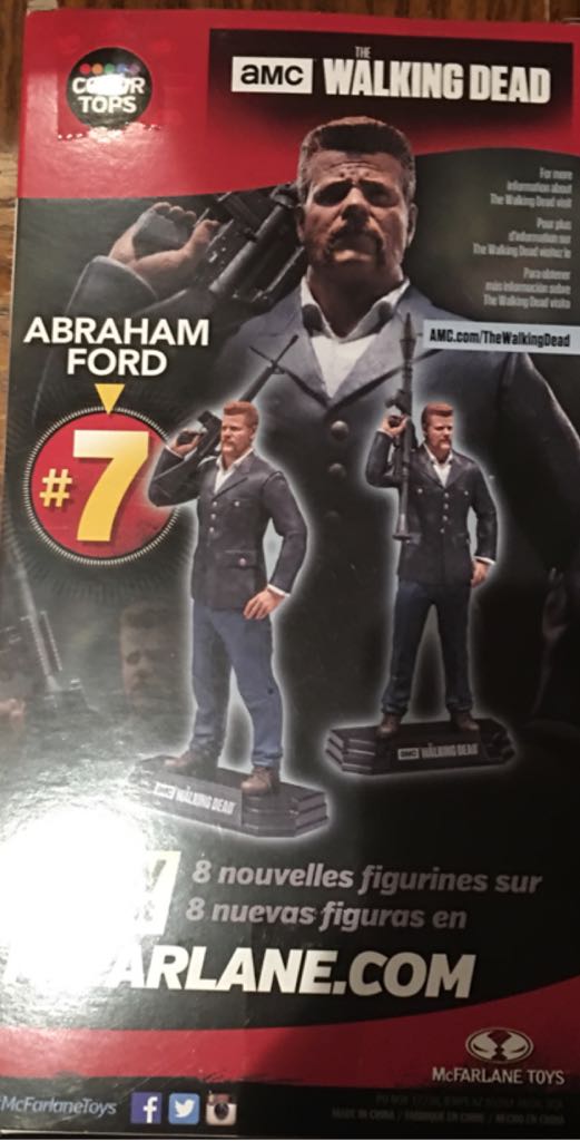 Walking Dead- Abraham Ford- Color Tops - McFarlane Toys (Color Tops) action figure collectible [Barcode 787926146769] - Main Image 2