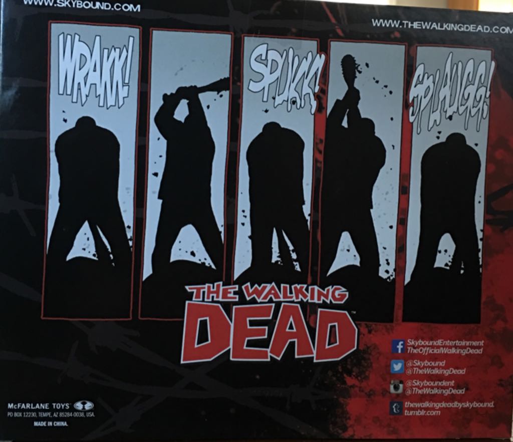 The Walking Dead: Negan & Glenn B/W Variant - McFarlane Toys (SDCC Exclusives) action figure collectible [Barcode 787926146905] - Main Image 2