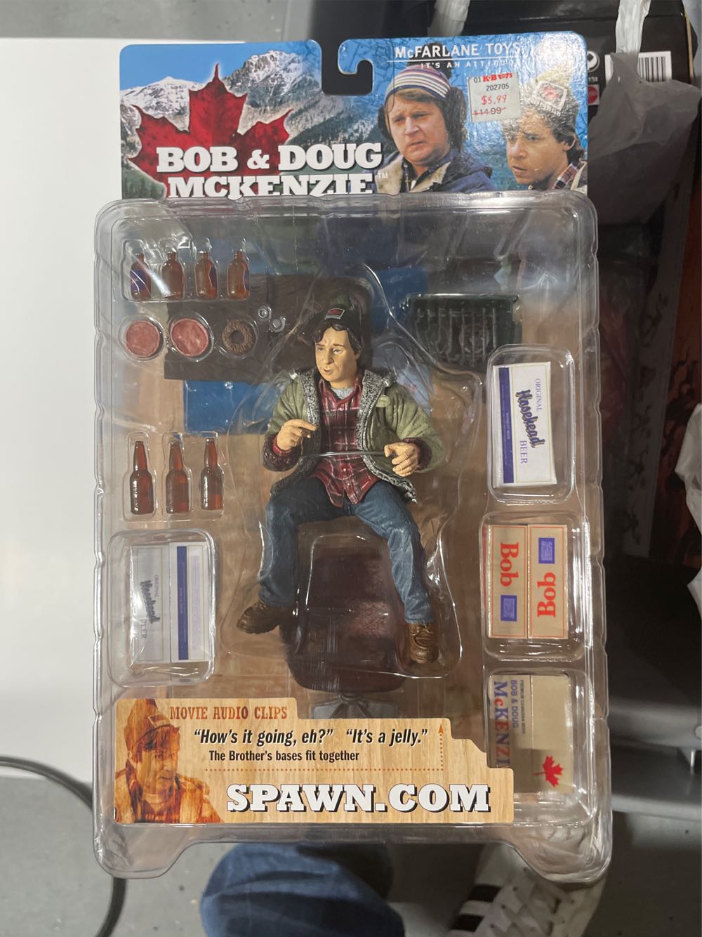 Bob McKenzie - McFarlane Toys (Movies) action figure collectible [Barcode 787926147018] - Main Image 3