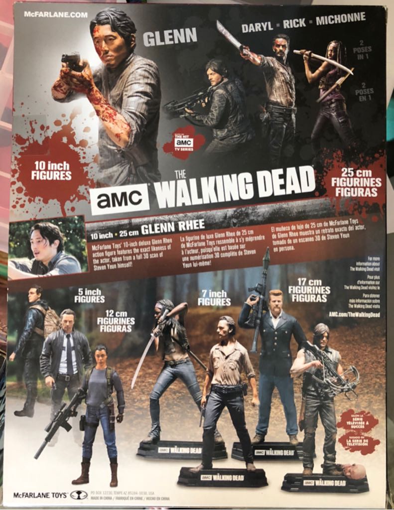 Walking Dead - Glenn Legacy Edition Deluxe Action Figure - McFarlane Toys (The Walking Dead) action figure collectible [Barcode 787926147193] - Main Image 2