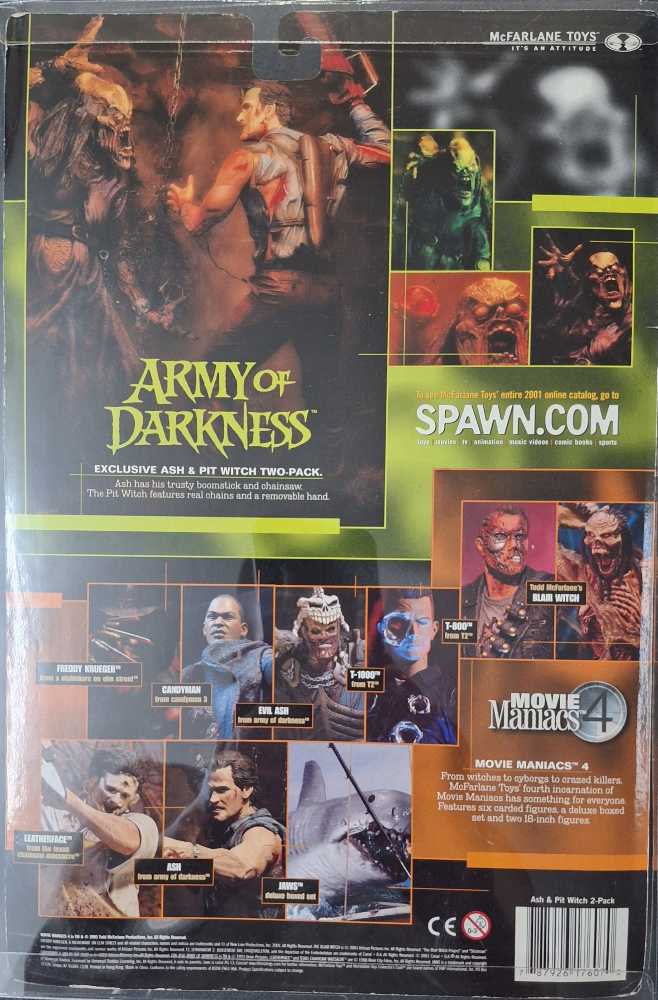 Ash & Pit Witch - McFarlane Toys (Movie Maniacs) action figure collectible [Barcode 787926176070] - Main Image 4