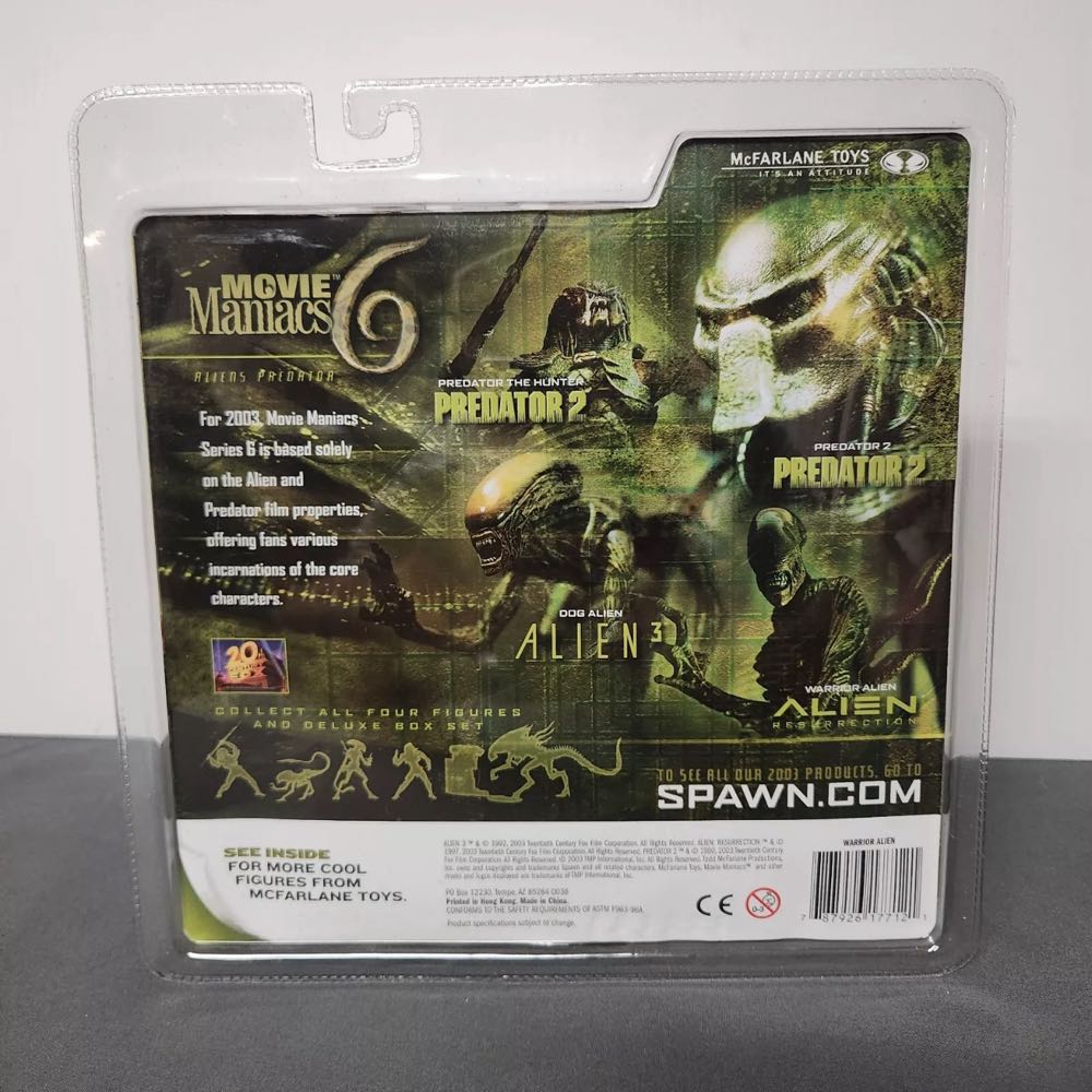 Warrior Alien - McFarlane Toys (Alien) action figure collectible [Barcode 787926177121] - Main Image 2