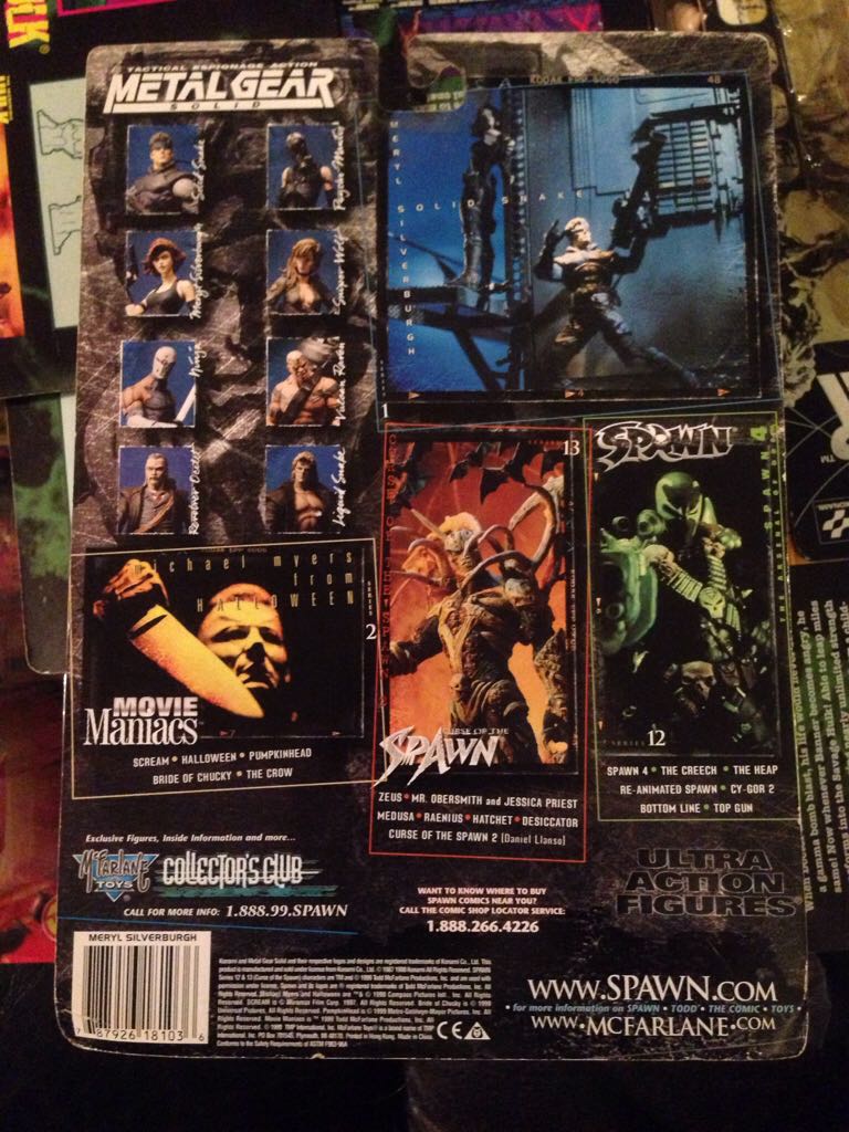 Meryl Silverburgh - Mc Farlane Toys (Metal Gear Solid) action figure collectible [Barcode 787926181036] - Main Image 2