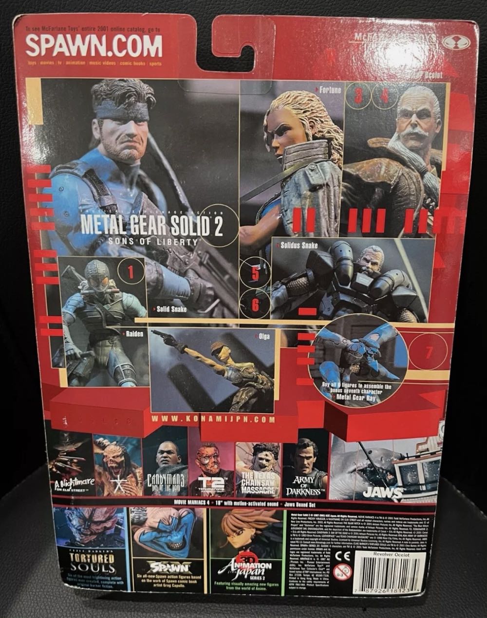 Metal Gear Solid 2 McFarlane Revolver Ocelot - McFarlane Toys (Metal Gear Solid 2) action figure collectible [Barcode 787926181234] - Main Image 2