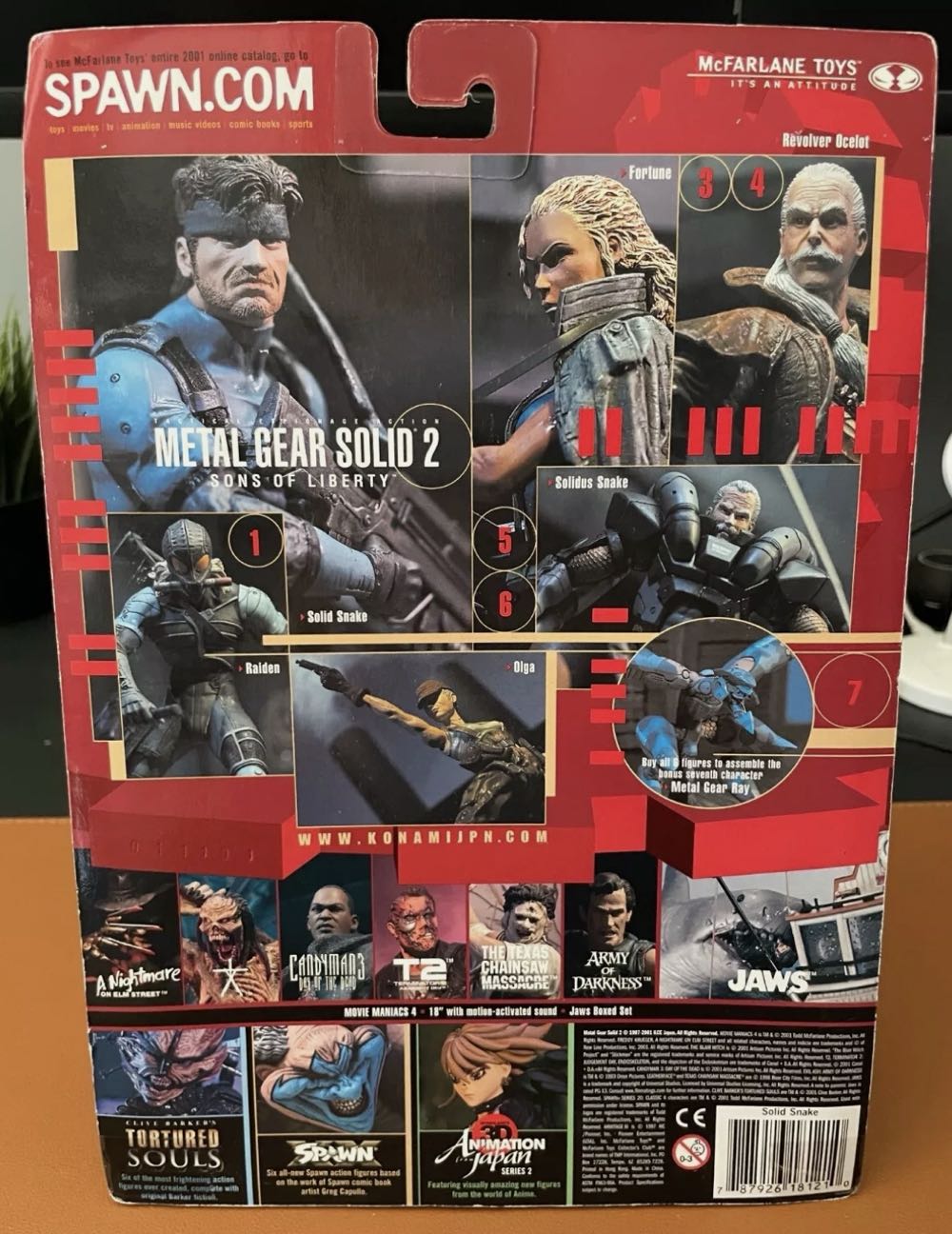 Metal Gear Solid 2 : Fortune - Mc Farlane Toys (Metal Gear Solid 2) action figure collectible [Barcode 787926181265] - Main Image 2