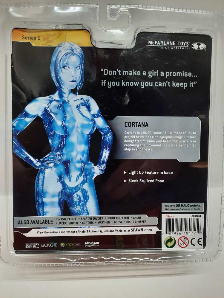 Halo 3: Cortana  (McFarlane Toys: 6”) action figure collectible [Barcode 787926181722] - Main Image 2
