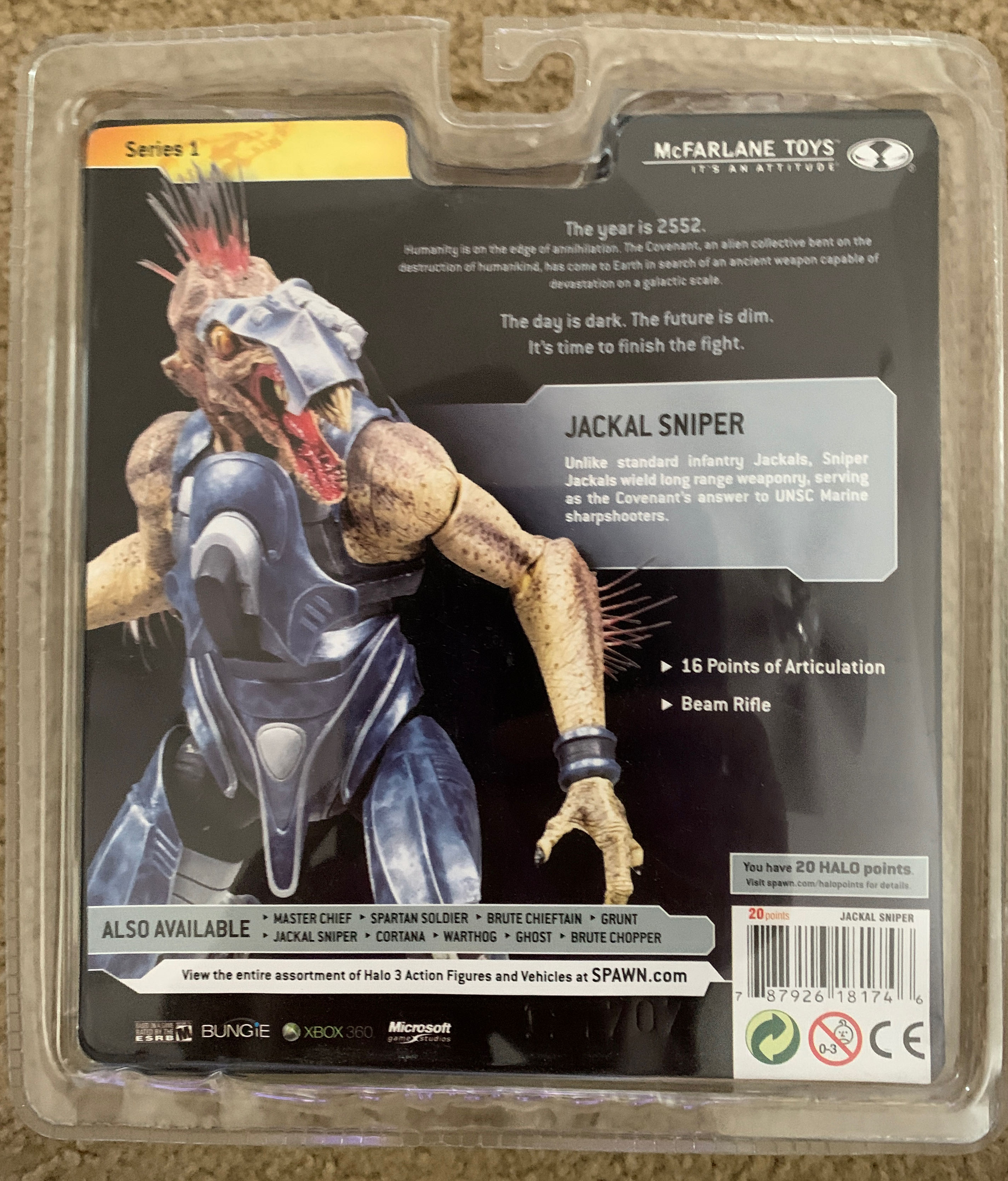Halo 3 - Jackal Sniper - Microsoft (HALO 3) action figure collectible [Barcode 787926181746] - Main Image 2