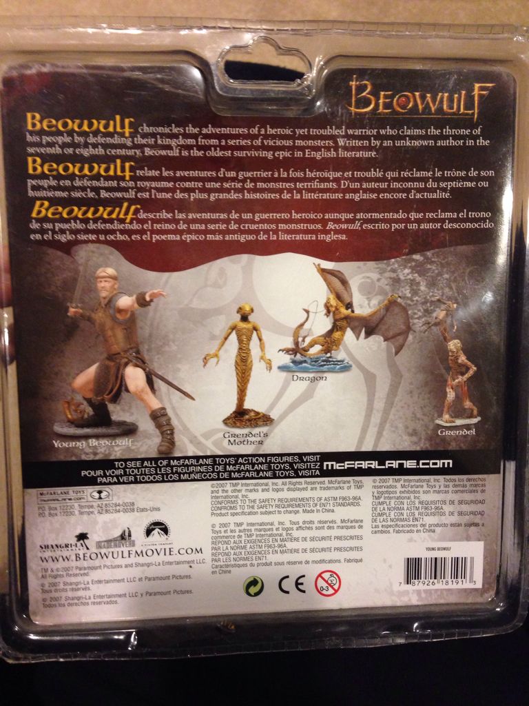 Beowulf - McFarlane Toys action figure collectible [Barcode 787926181913] - Main Image 2