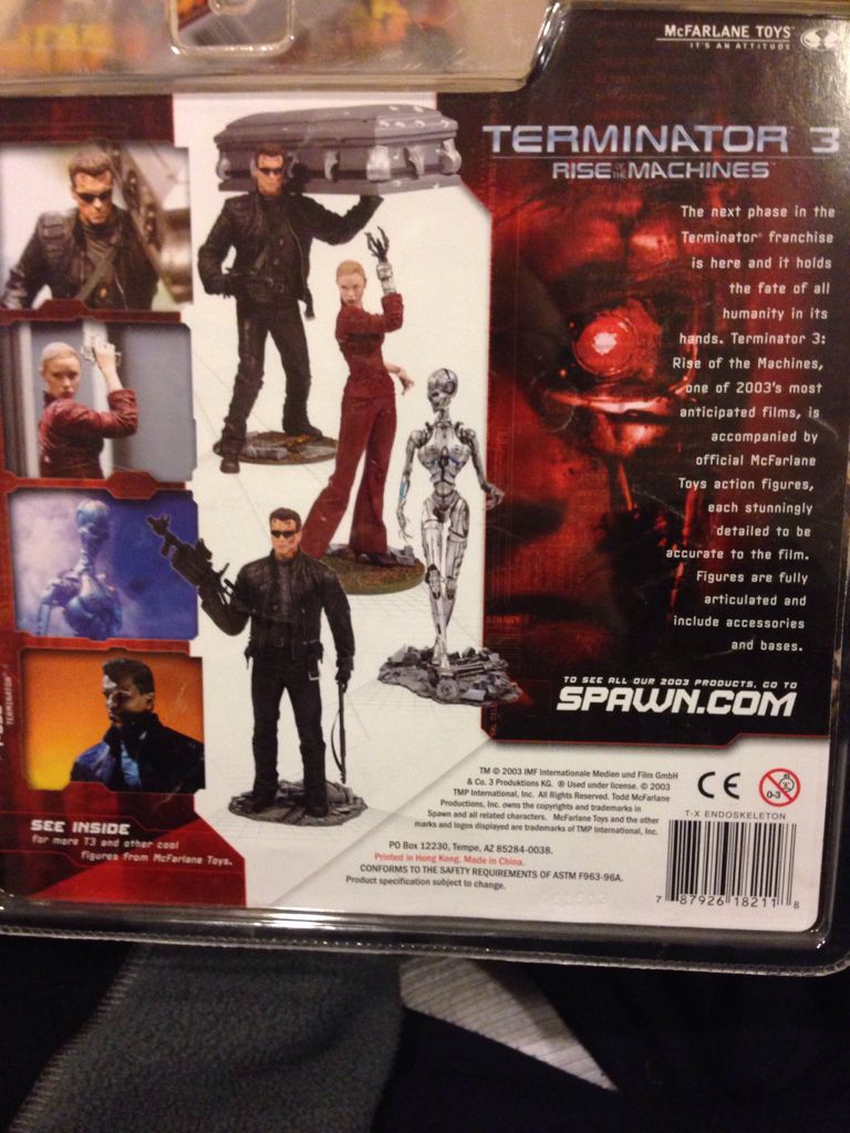 Terminator T-X Endoskeleton - McFarlane Toys (Movie Maniacs) action figure collectible [Barcode 787926182118] - Main Image 2