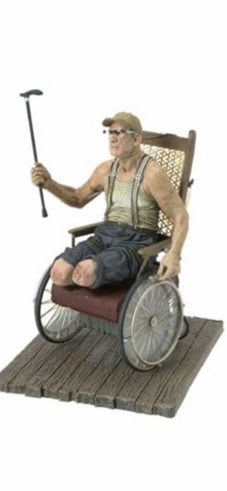 McFarlane Toys Movie Maniacs Series 7 Action Figure Texas Chainsaw Massacre Old Monty - McFarlane Toys (Movie Maniacs Series 7) action figure collectible [Barcode 787926183344] - Main Image 3