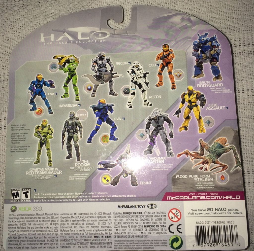 Mcfarlane Halo 3 ODST Soldier The Rookie - McFarlane Toys (The Halo 3: ODST Collection) action figure collectible [Barcode 787926184617] - Main Image 2