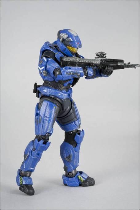Halo Reach Series 3 Spartan Military Police Custom Male With Dmr - McFarlane Toys action figure collectible [Barcode 787926186550] - Main Image 2