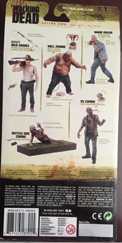 The Walking Dead Shane Walsh - McFarlane Toys (TV Series 2) action figure collectible [Barcode 787926187915] - Main Image 2