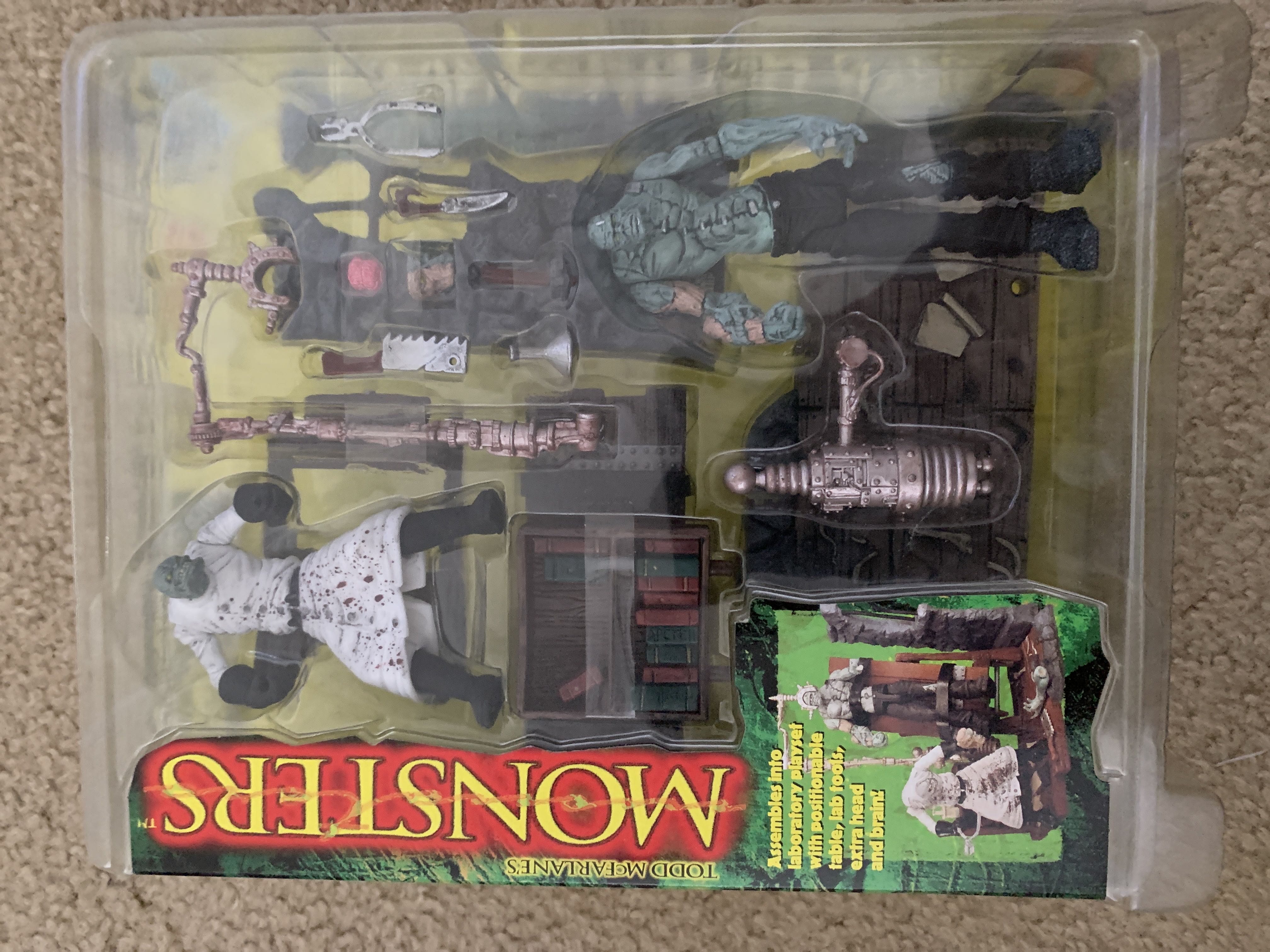Monsters Frankenstein Play Set - McFarlane Toys action figure collectible [Barcode 787926401011] - Main Image 2