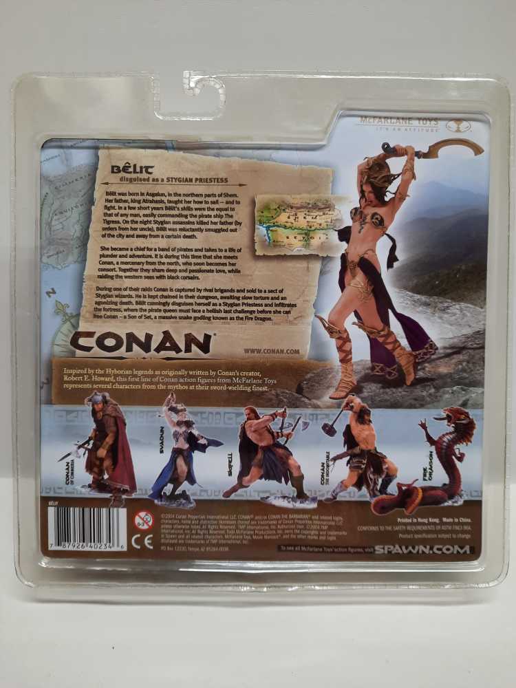 Belit *Complete* - Mcfarlene Toys (Conan Series 1) action figure collectible [Barcode 787926402346] - Main Image 2