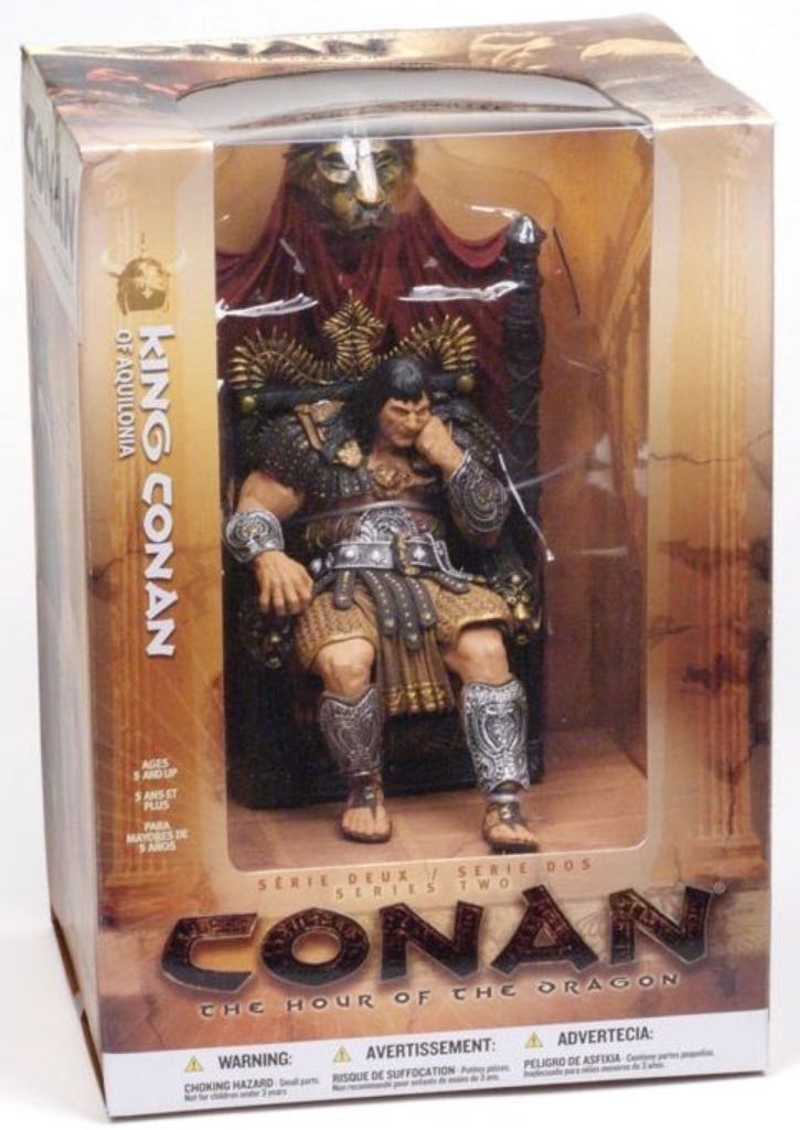 King Conan Of Aquilonia - McFarlane Toys (Conan Series 2 : The Hour Of The Dragon) action figure collectible [Barcode 787926402469] - Main Image 2