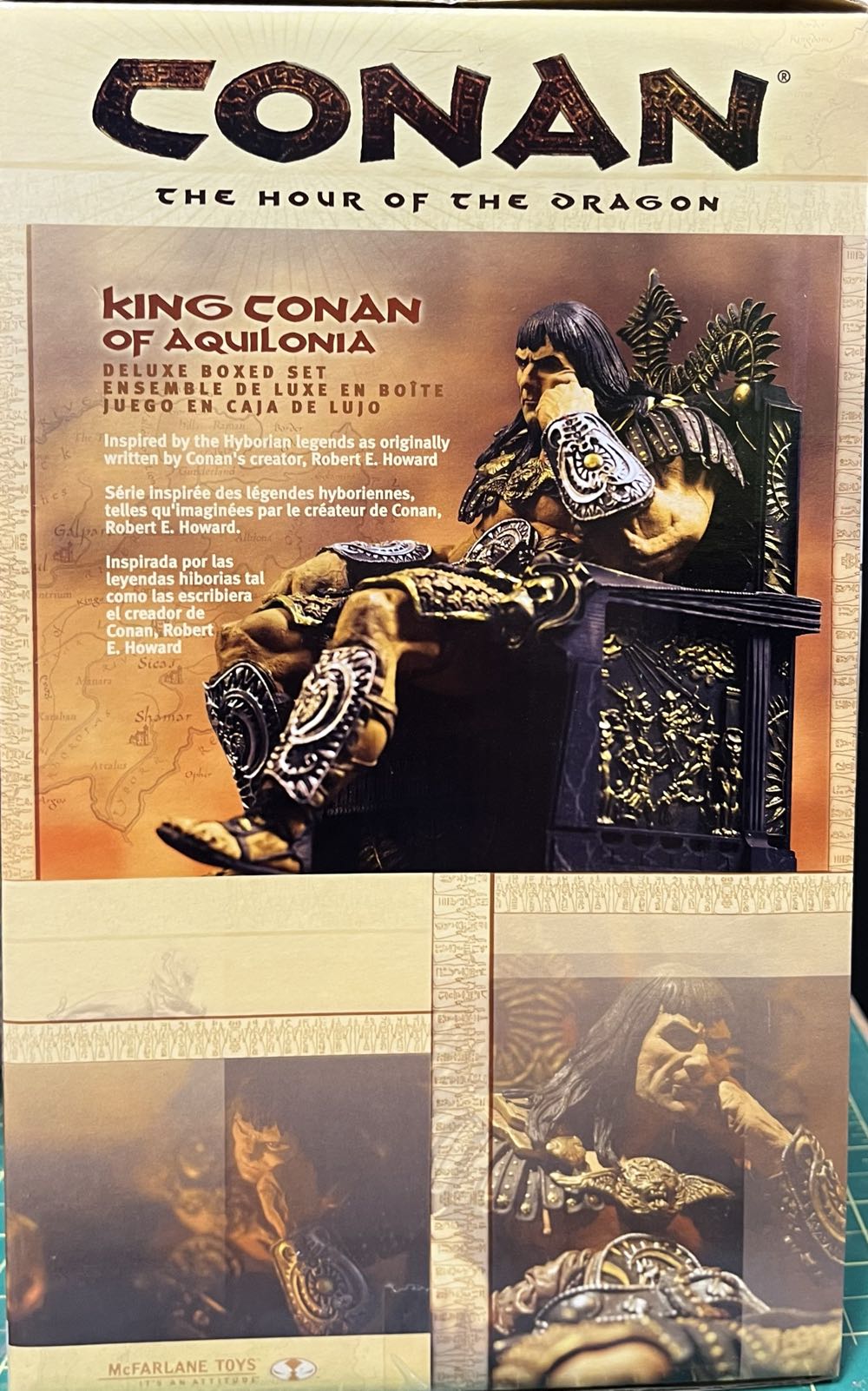 King Conan Of Aquilonia - McFarlane Toys (Conan Series 2 : The Hour Of The Dragon) action figure collectible [Barcode 787926402469] - Main Image 3