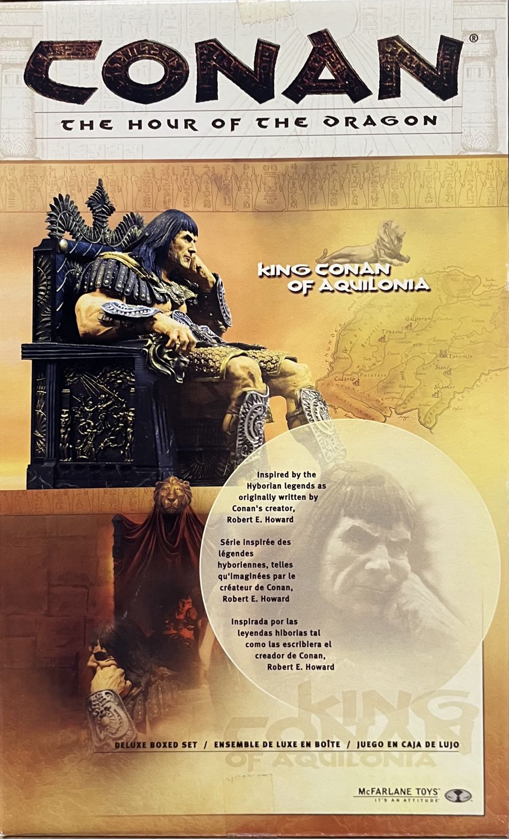 King Conan Of Aquilonia - McFarlane Toys (Conan Series 2 : The Hour Of The Dragon) action figure collectible [Barcode 787926402469] - Main Image 4