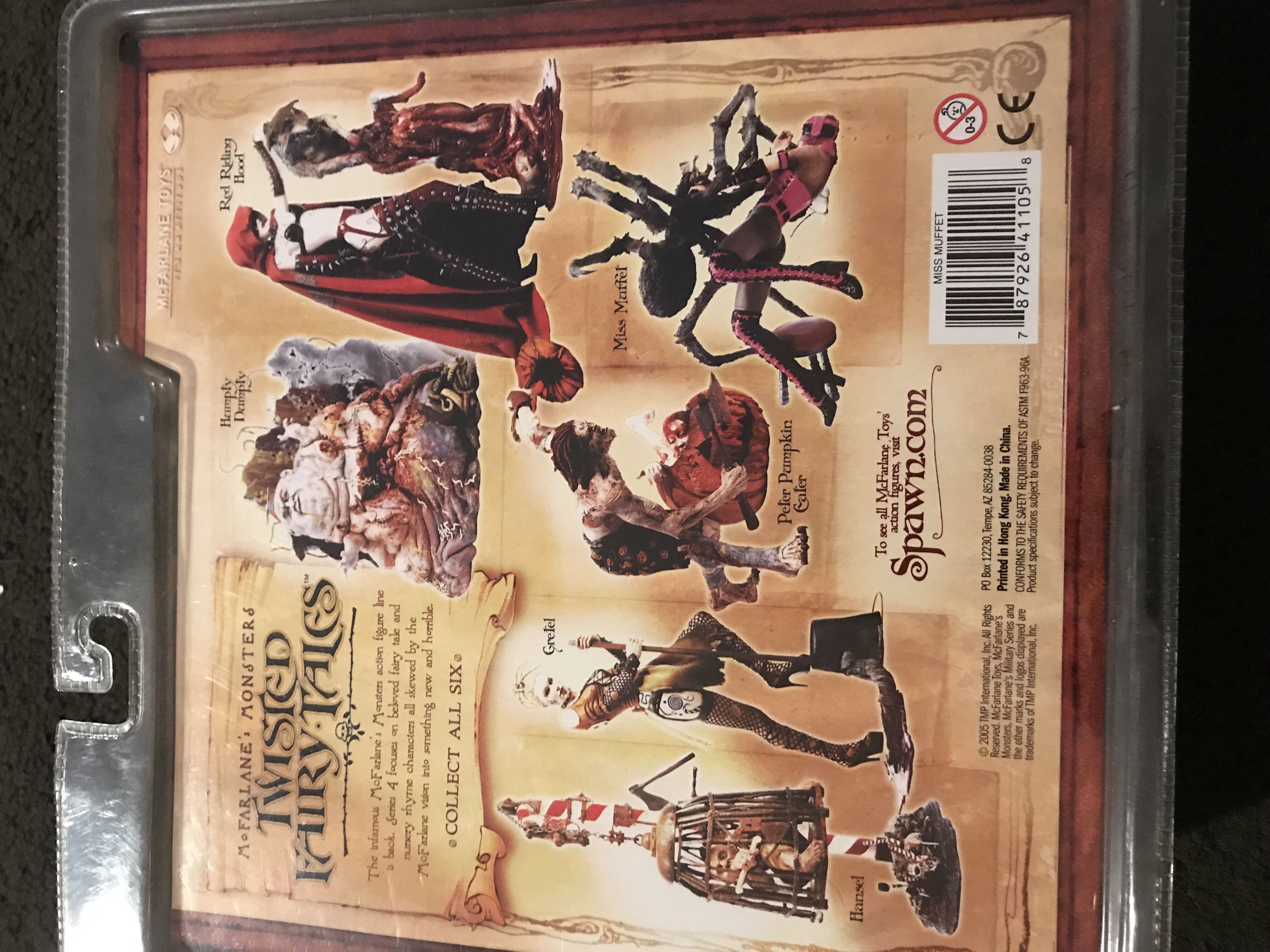McFarlane’s Monsters Twisted Fairy Tales Miss Muffet  - Mc Farlane (Twisted Fairy Tales) action figure collectible [Barcode 787926411058] - Main Image 2