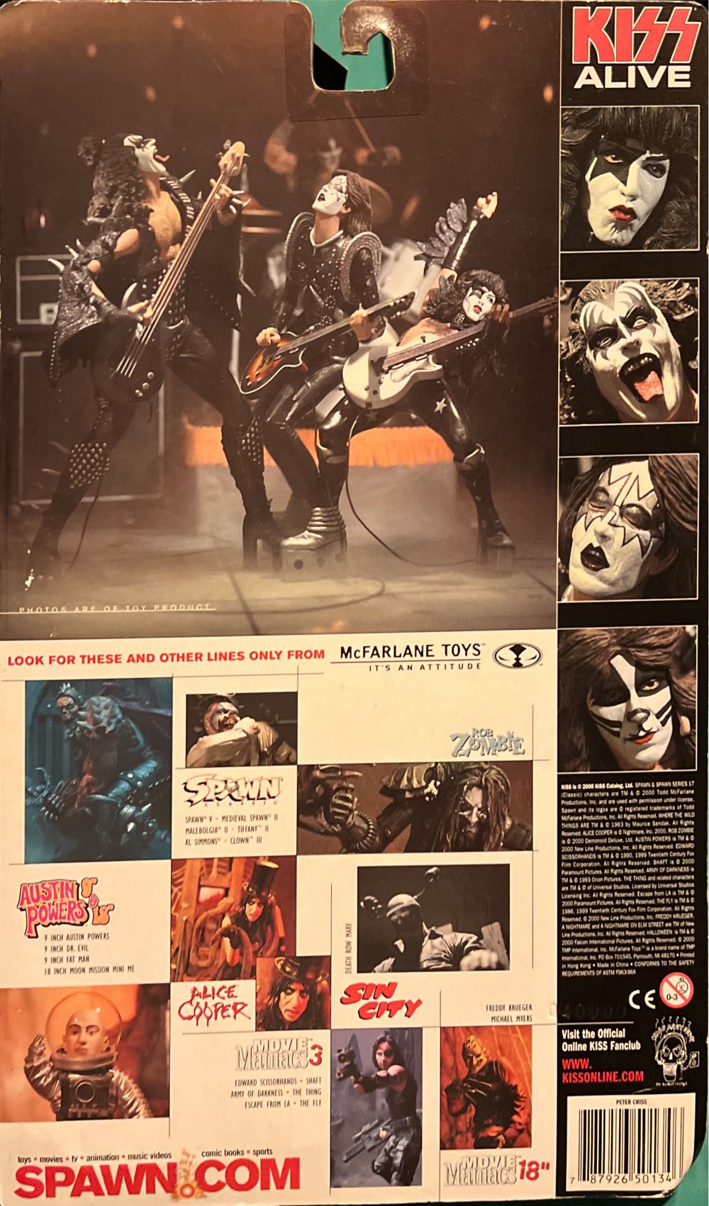 KISS- Peter Criss The Catman - McFarlane Toys (Super Stage Figures) action figure collectible [Barcode 787926501346] - Main Image 2