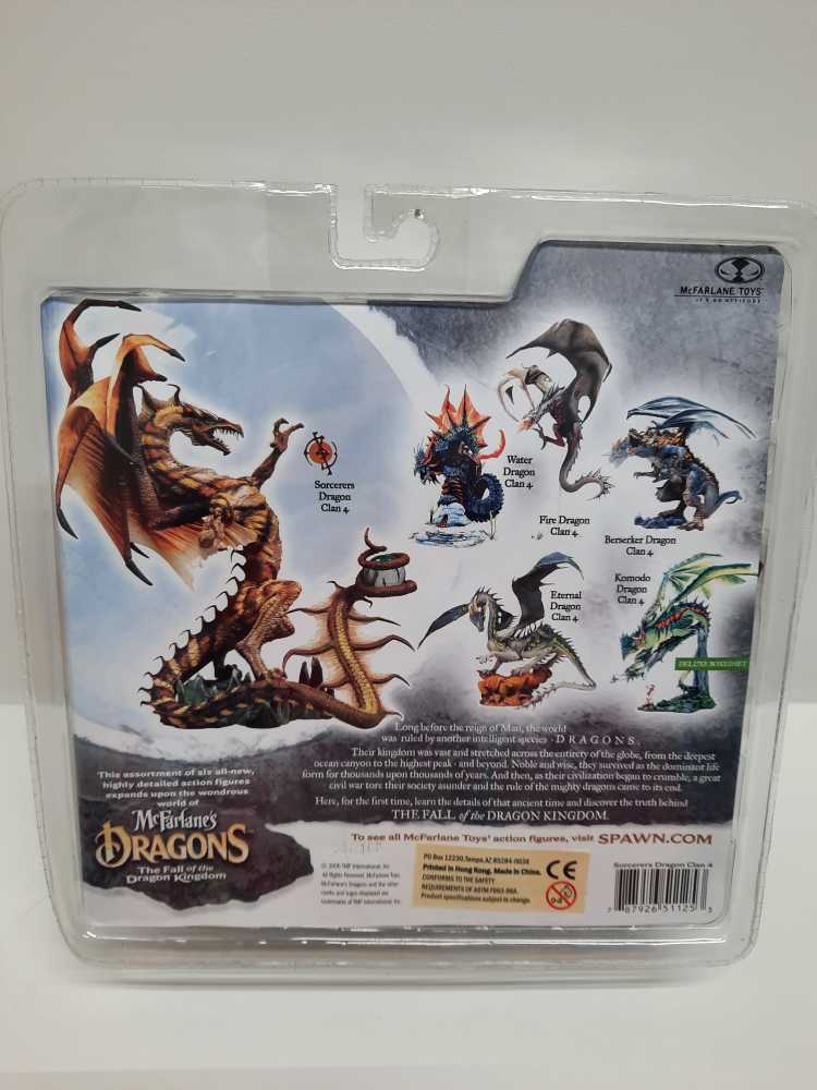 Sorcerer Dragon Clan 4 - McFarlane Toys (McFarlane’s Dragons: 6”) action figure collectible [Barcode 787926511253] - Main Image 2