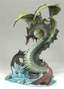 Water Dragon Clan 5 Action Figure Mcfarlane Toys - McFarlane Toys (McFarlane’s Dragons: Series 5) action figure collectible [Barcode 787926511437] - Main Image 2