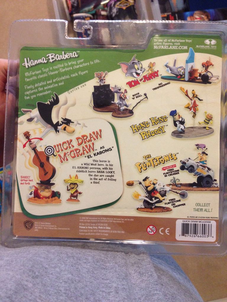 Quick Draw McGraw - McFarlane Toys (Hanna Barbera Collection) action figure collectible [Barcode 787926660036] - Main Image 2